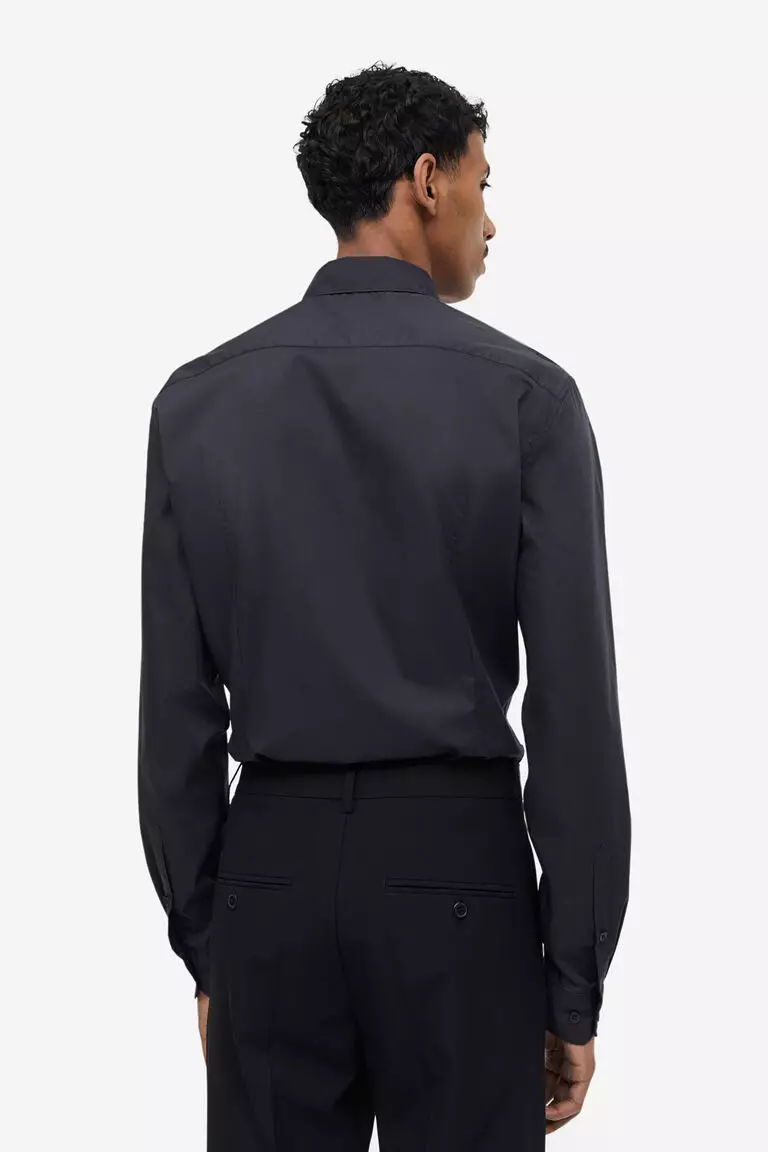 FRAME SLIM TD EASY IRON SHIRT