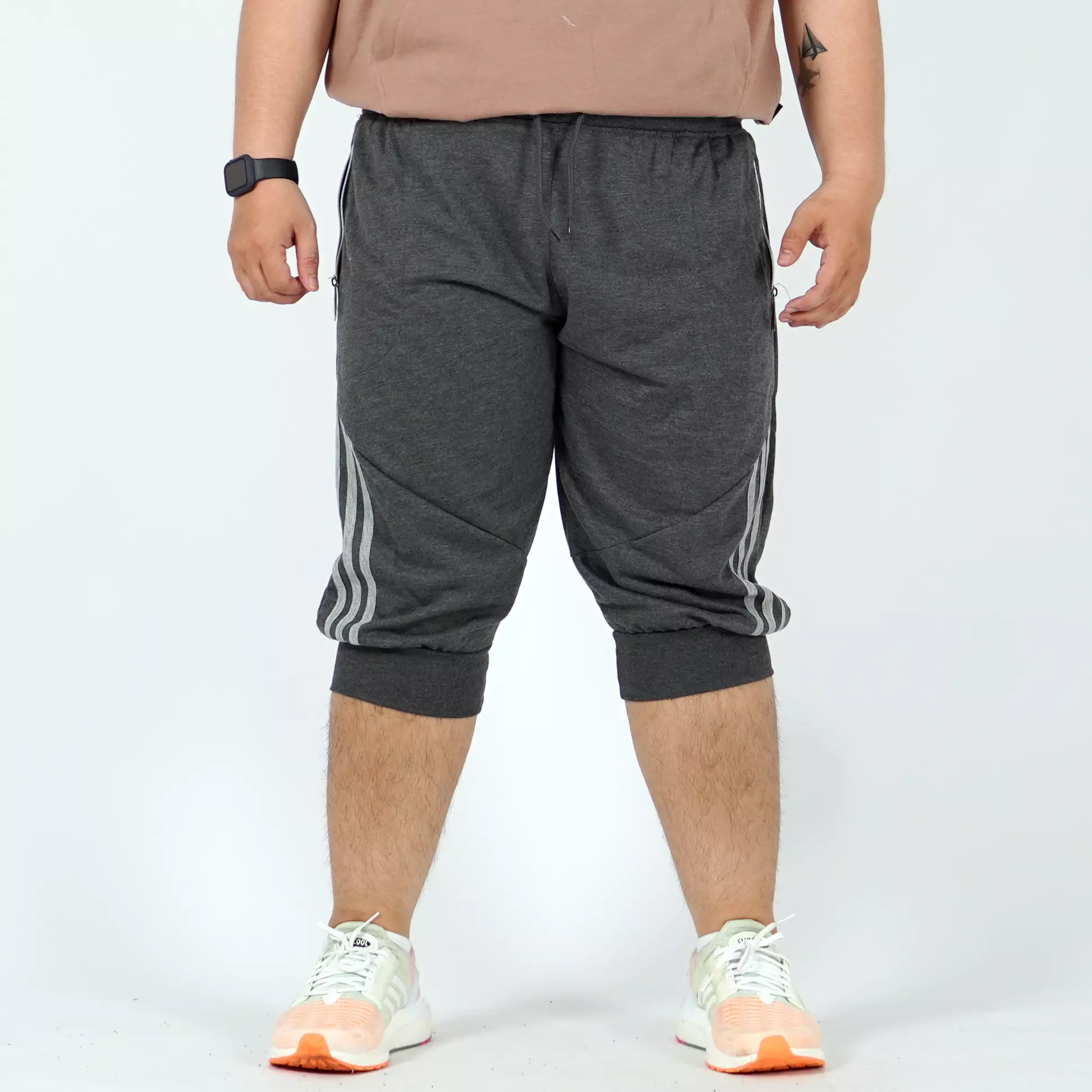 Steve Jogger Pants BIG SIZE Celana Jogger Plus Size Celana Over Size Pria - ABU TUA