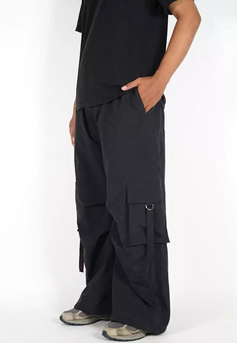Jual Kepomp Kepomp Utility Balloon Multi Cargo Pants Black Unisex Premium Quality Original 2024