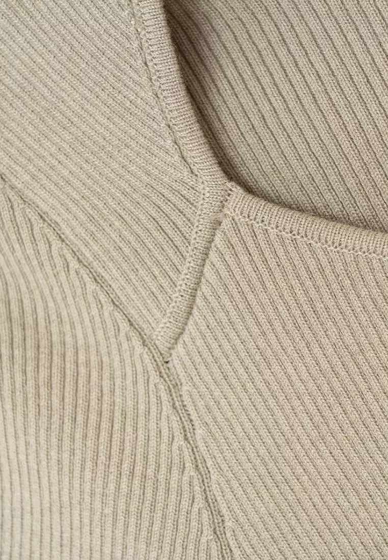 Square Neck Knit Top