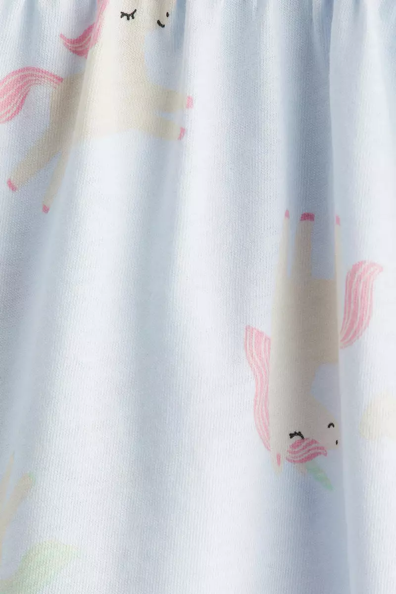 Patterned jersey dress