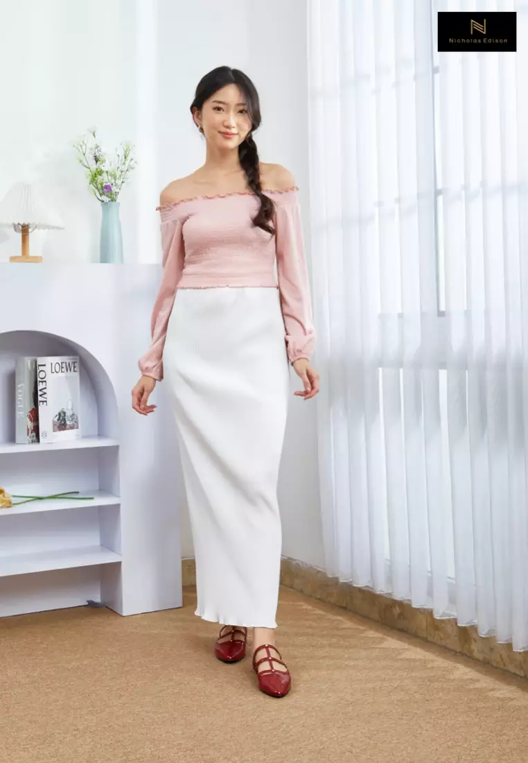 Nicholas Edison Flat Nabila Maroon