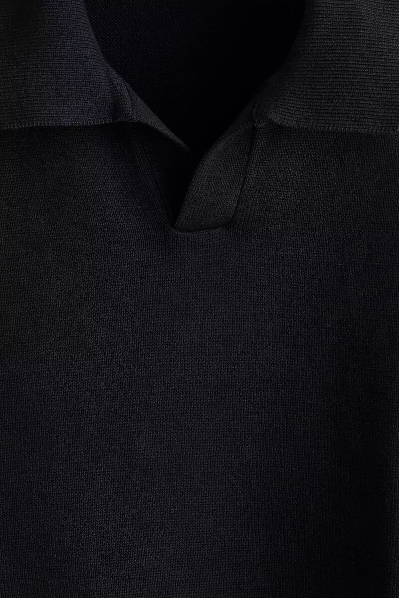 Loose Fit Knitted polo shirt