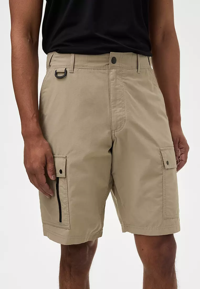 Ripstop Textured Trekking Shorts With Stormwear