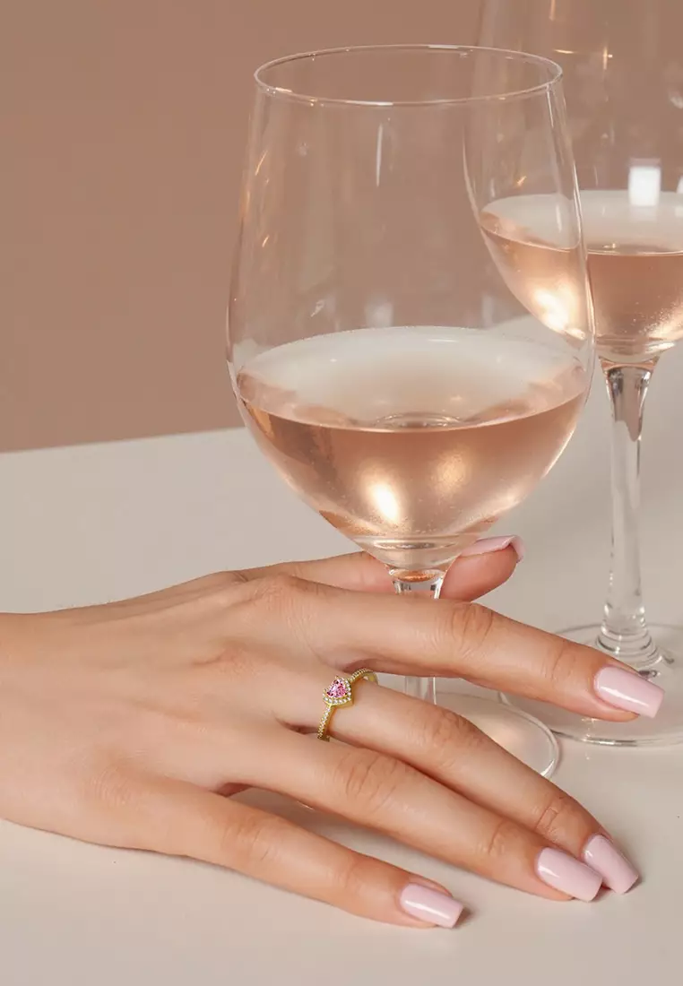 Cincin Wanita Berlian Titanium Fashion Perhiasan Cincin Cewek Ring