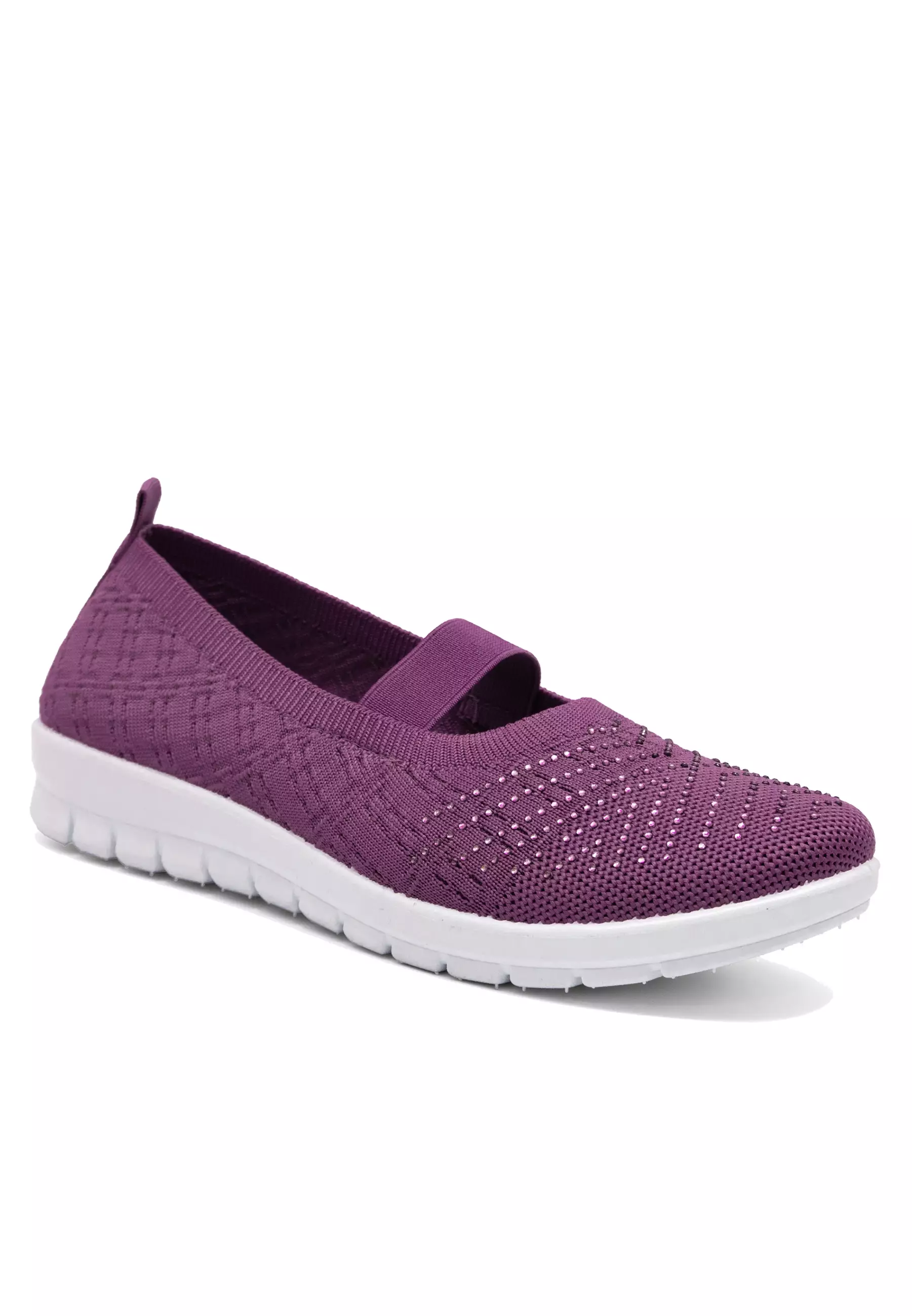Dr. Kevin Sepatu Olahraga Sport Wanita Sneakers Rajut Slip On 559-008