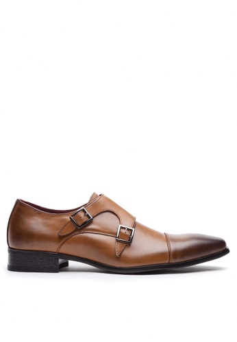 Twenty Eight Shoes brown Leather Monk Strap Shoes MC3004-3 65179SH74BCC52GS_1