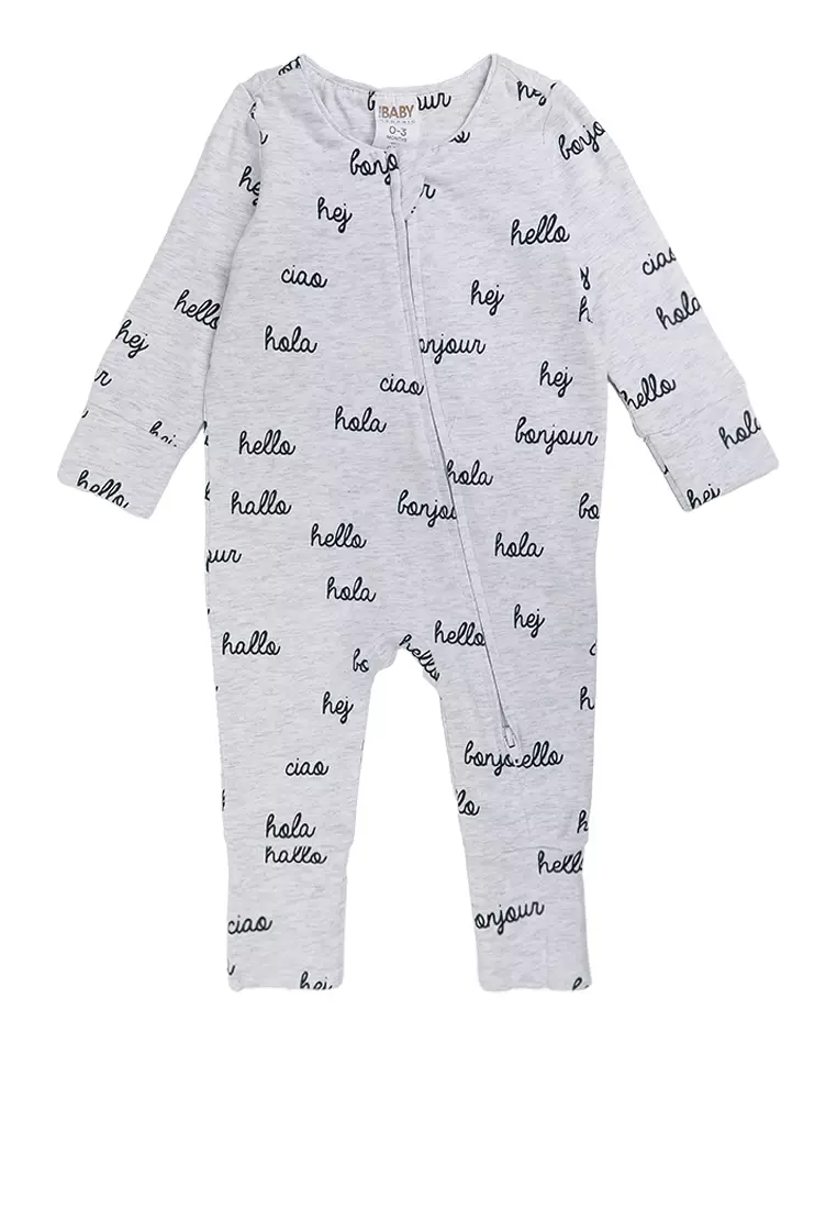 The Long Sleeves Zip Romper