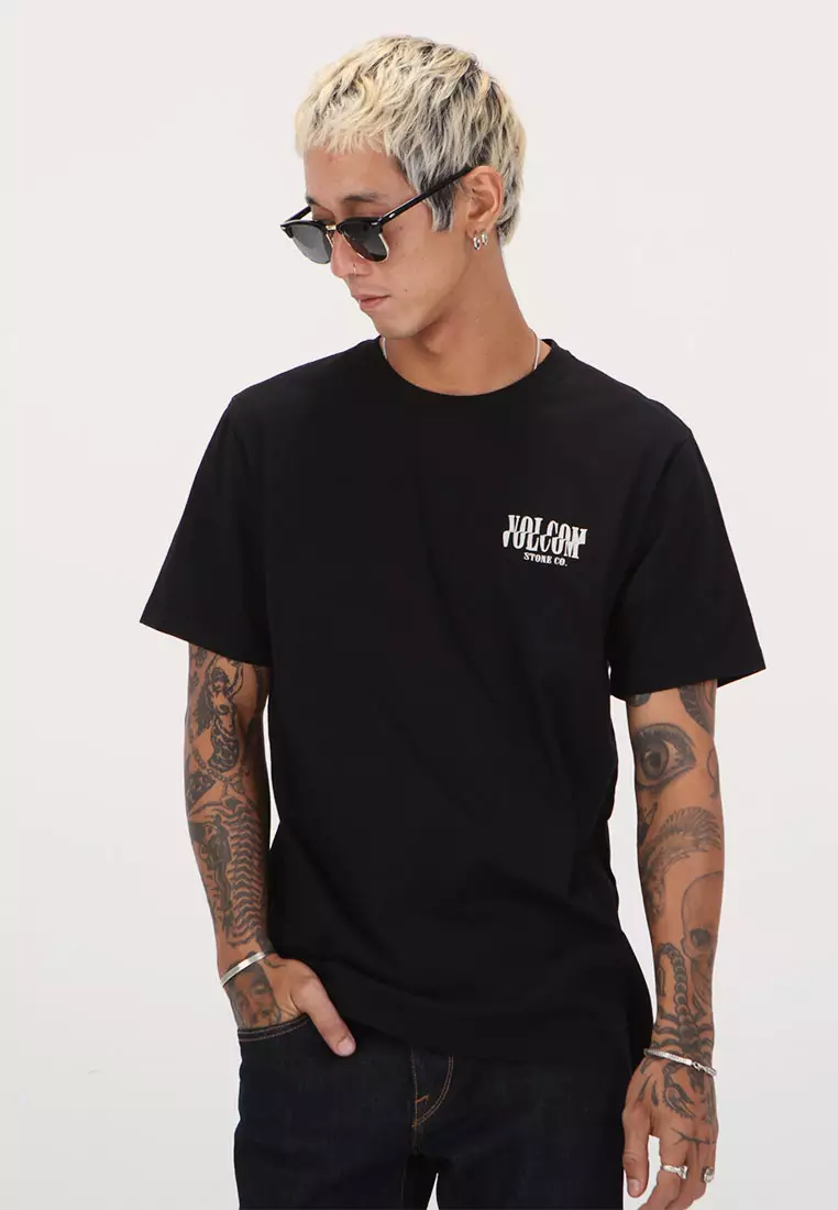 MSF SCRAMBLED CHANNEL SHORT SLEEVE TEE BLK