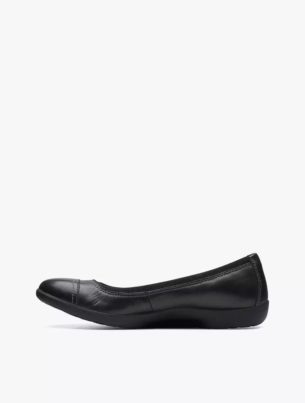 Jual Clarks Clarks Meadow Opal Women's Flats- Black Leather Original ...