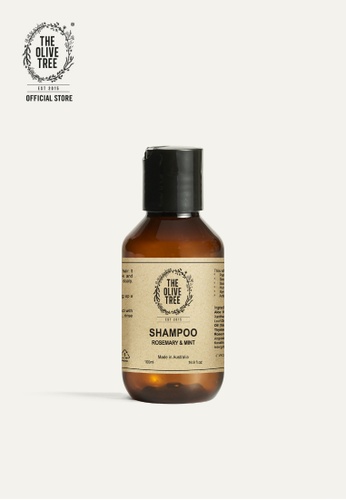 The Olive Tree Natural Sulphate Free Rosemary Mint Shampoo Travel Size For Hair Growthhair Loss 100ml