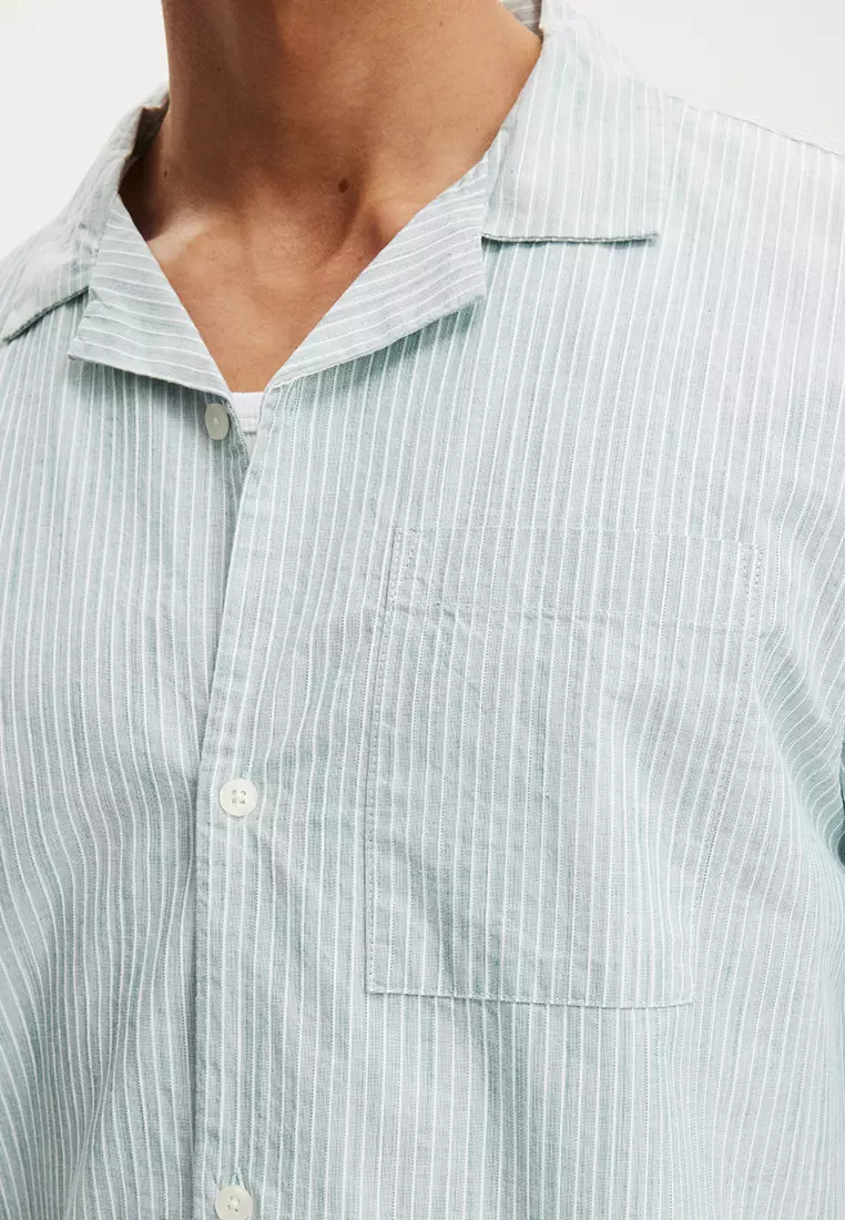 Textured Short Sleeve Shirt