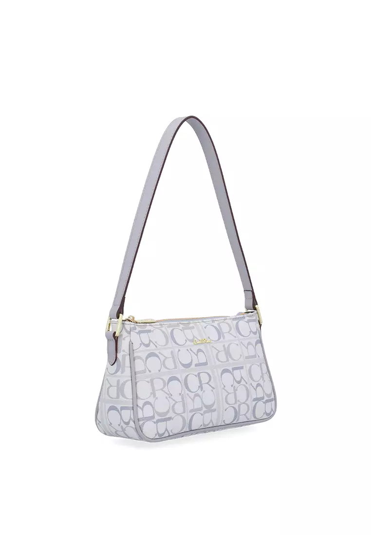 Carlo GEO Shoulder Bag - Medium Grey