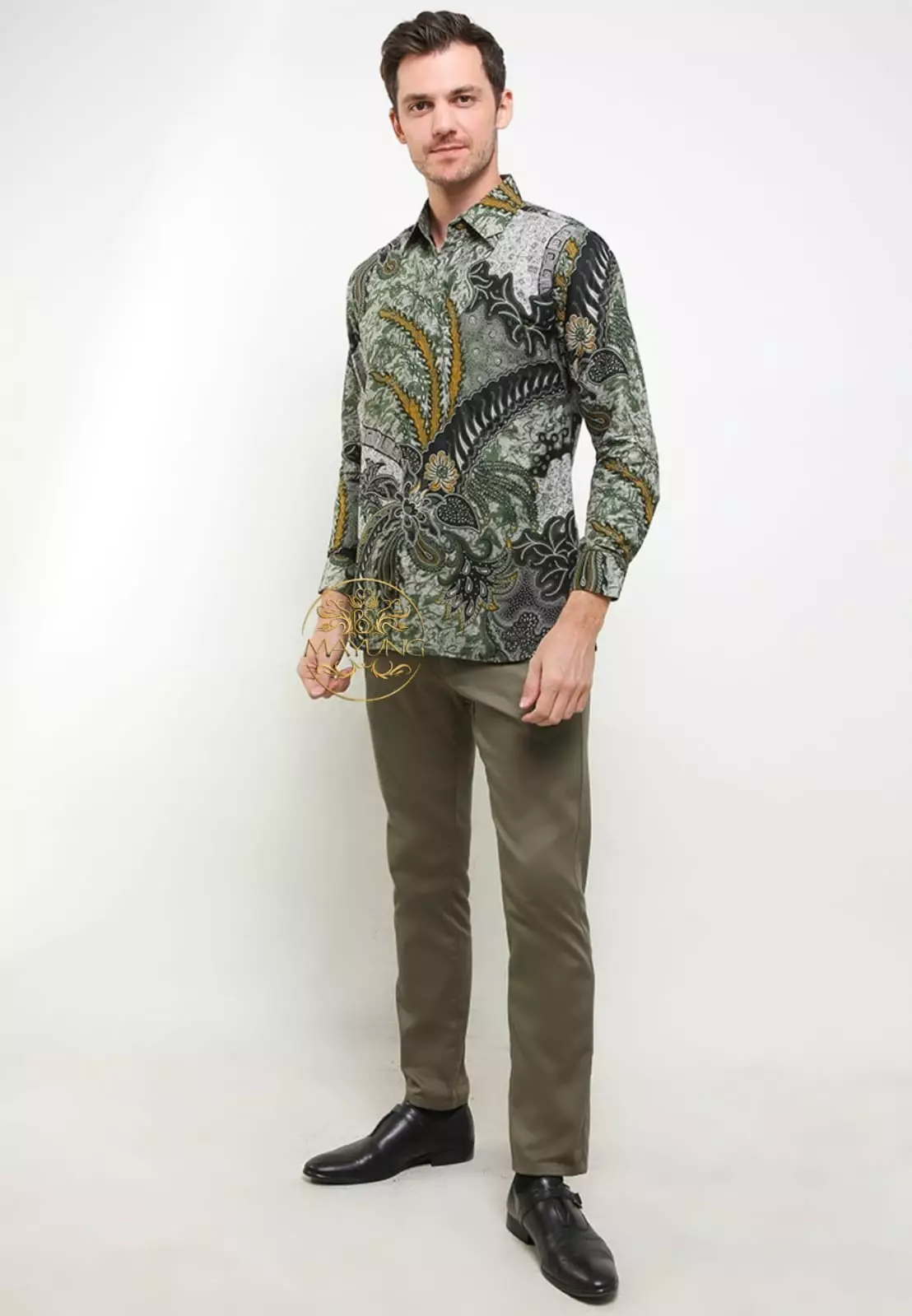 Flamboyan Hejo Kemeja Batik Pria Premium Slimfit Modern Lengan Panjang