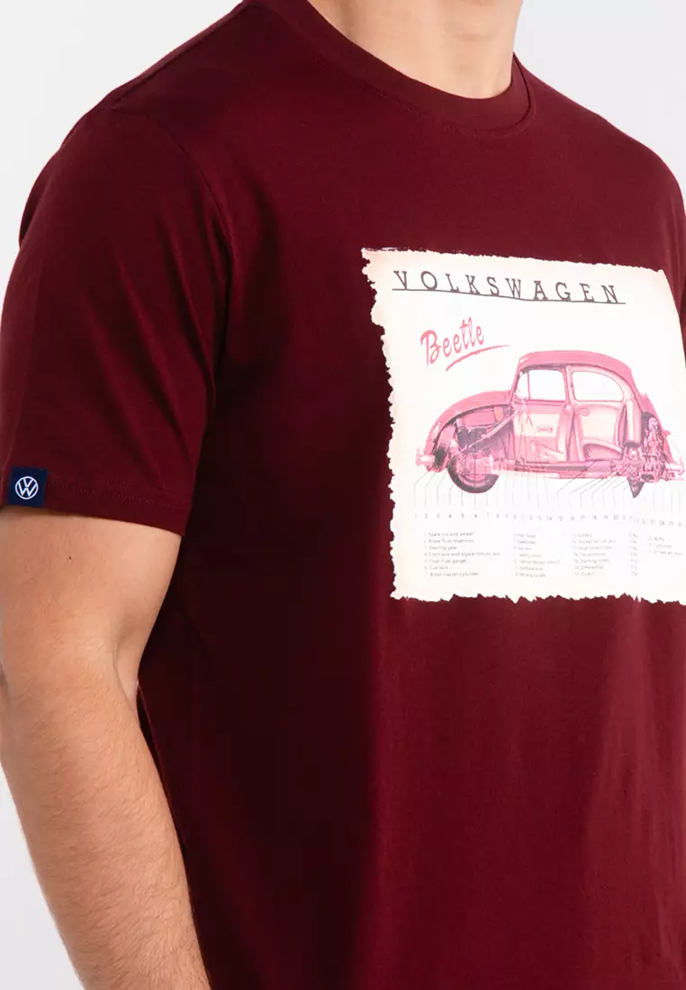 Men's Round Neck Graphic Tee