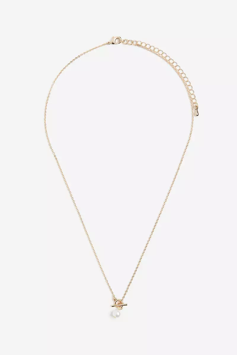 H&m pearl necklace top