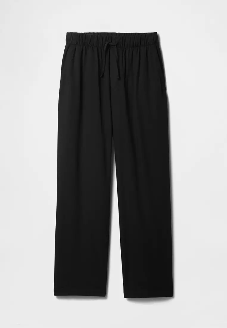 Mid Rise Easy Twill Pants
