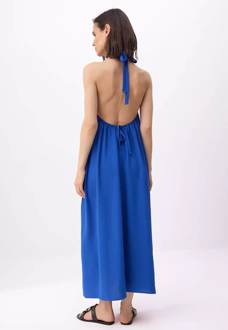 Cobalt Relaxed Fit Maxi Woven Dress Twoss26El329