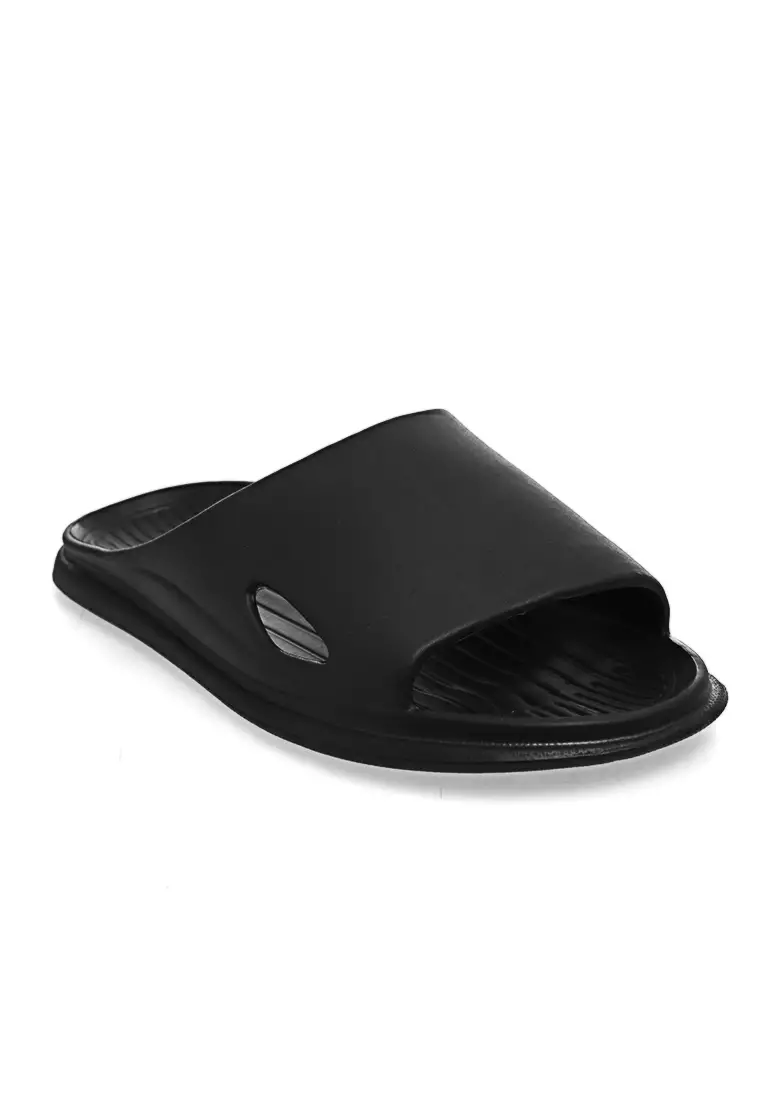 Coots Sandal Rumah Unisex Anti-Slip Slipper Casual Comportable Material EVA Soft ORIGINAL - Black