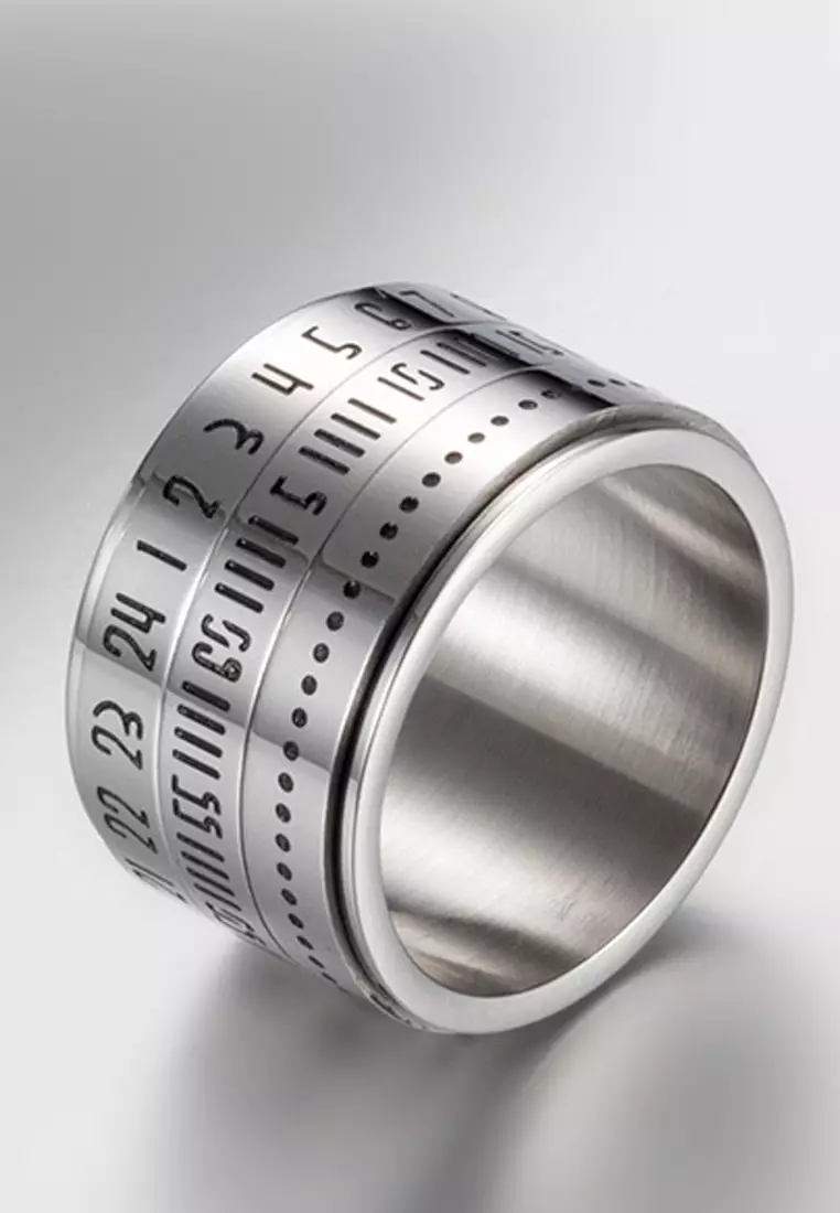Men's Rotatable Stainless Steel Ring