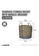 HOUZE grey ecoHOUZE Seagrass Storage Basket With Handles - Grey (Medium) 39A6CHL5C14827GS_3