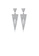 Glamorousky white Simple Bright Geometric Triangle Earrings with Cubic Zirconia 4AED2AC7ABC27AGS_1