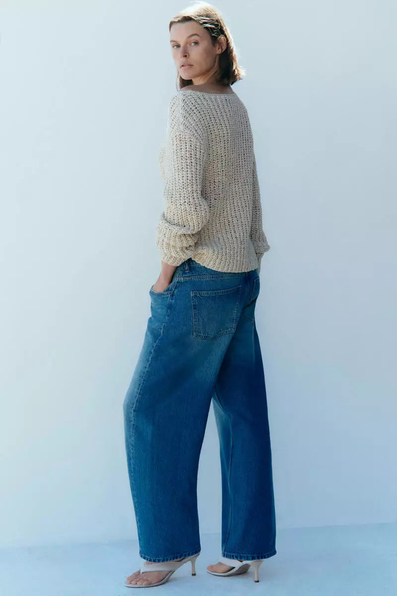 Barrel Regular Waist Ankle Jeans
