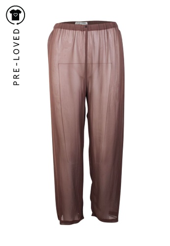 EMPORIO ARMANI Pre-Loved emporio armani Silk Transparent Pants 2023 | Buy EMPORIO  ARMANI Online | ZALORA Hong Kong