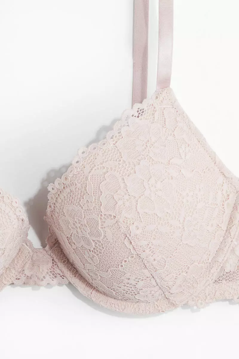 Lace push-up bra