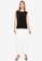 G2000 black Deluxe Poly Folded Front Blouse 5E45CAA2AD7860GS_4