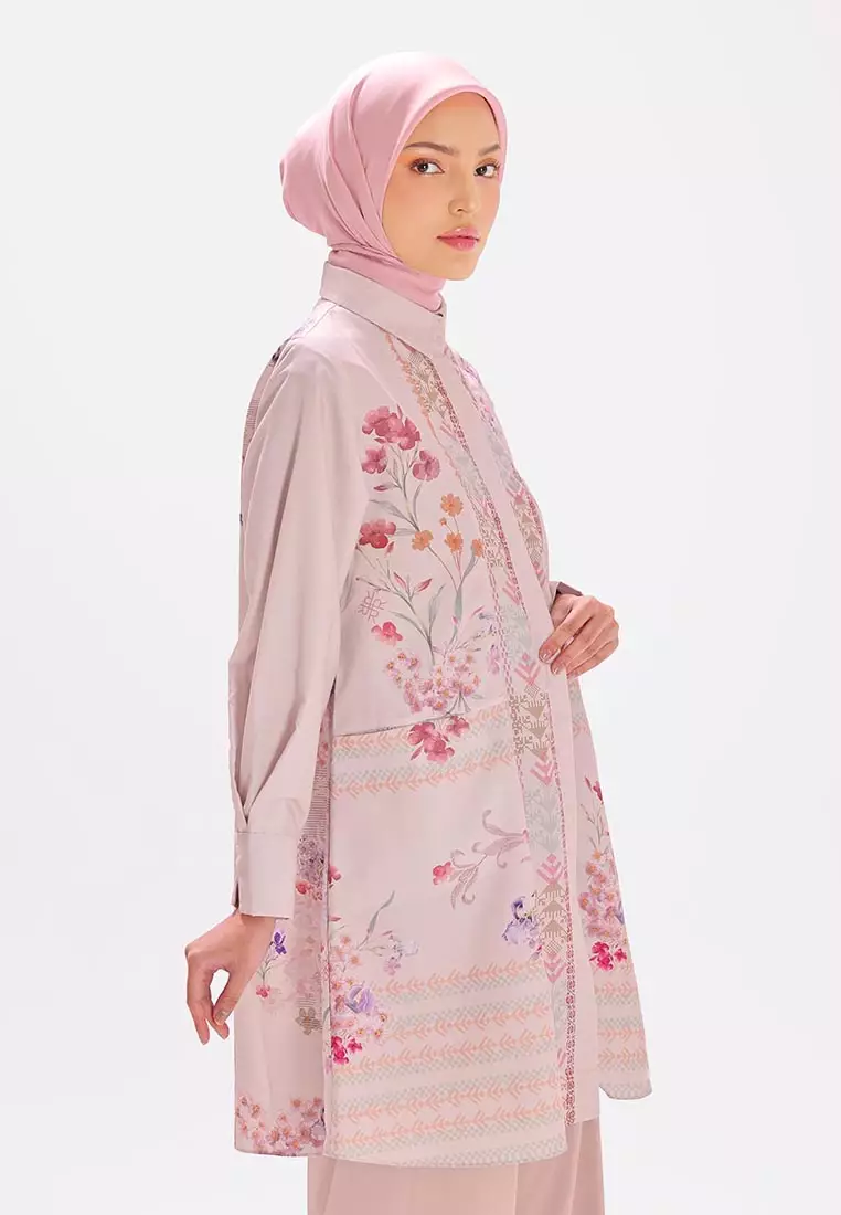 Ria Miranda Beige Pink Ilana Tunic