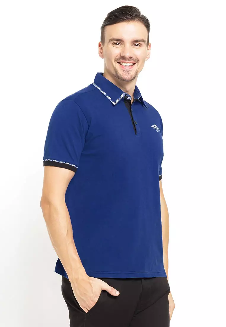 LGS - Kaos Polo - Biru - Slim Fit - JTS.325.M2262F.01.C