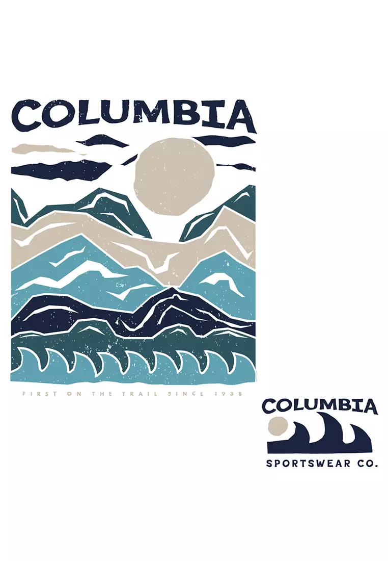 Men’s Short Sleeve T-Shirt Columbia Explorers Canyon™ White