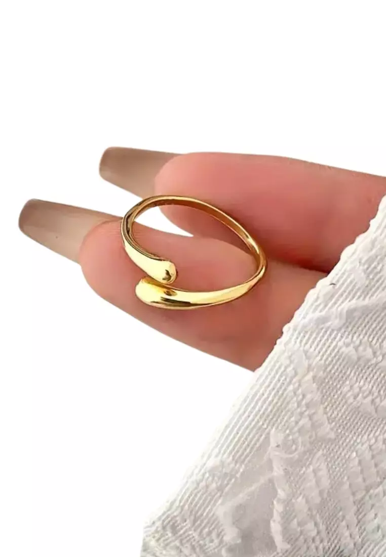 Sterling silver wrap ring top