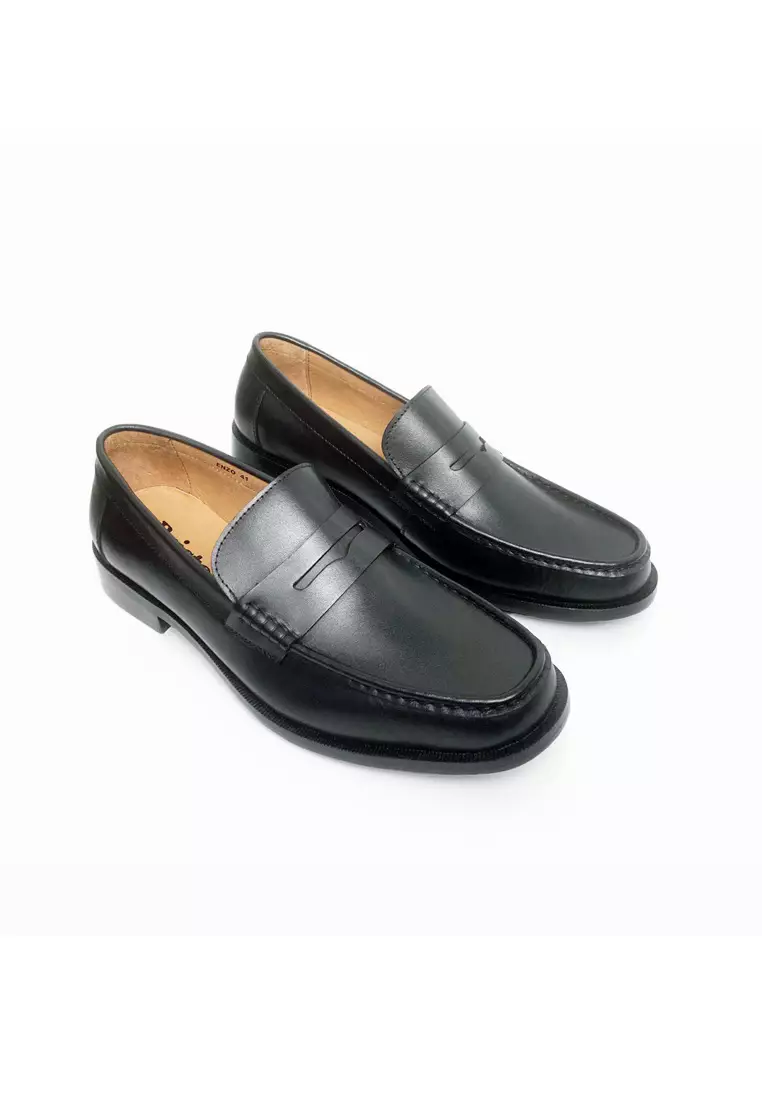 Buy Bristol Shoes Enzo Black Penny Loafer 2024 Online | ZALORA Philippines