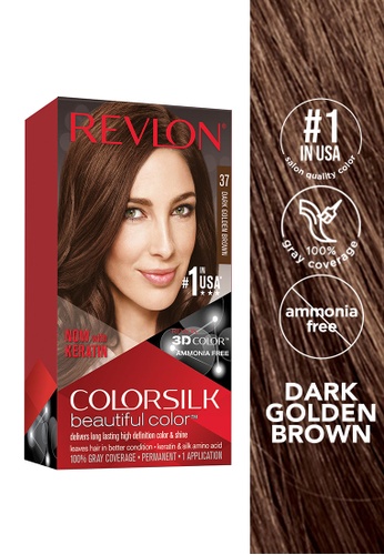 REVLON Colorsilk Beautiful Color Permanent Hair Color (Dark Golden Brown) |  ZALORA Philippines