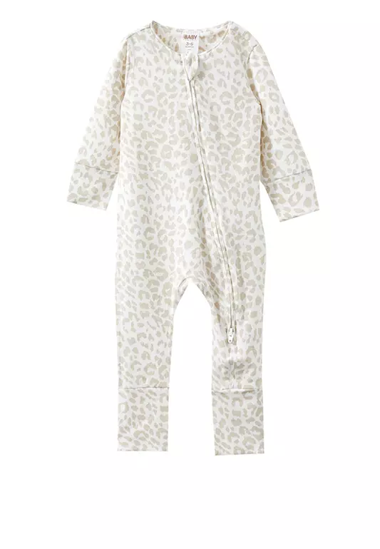 The Long Sleeve Zip Romper