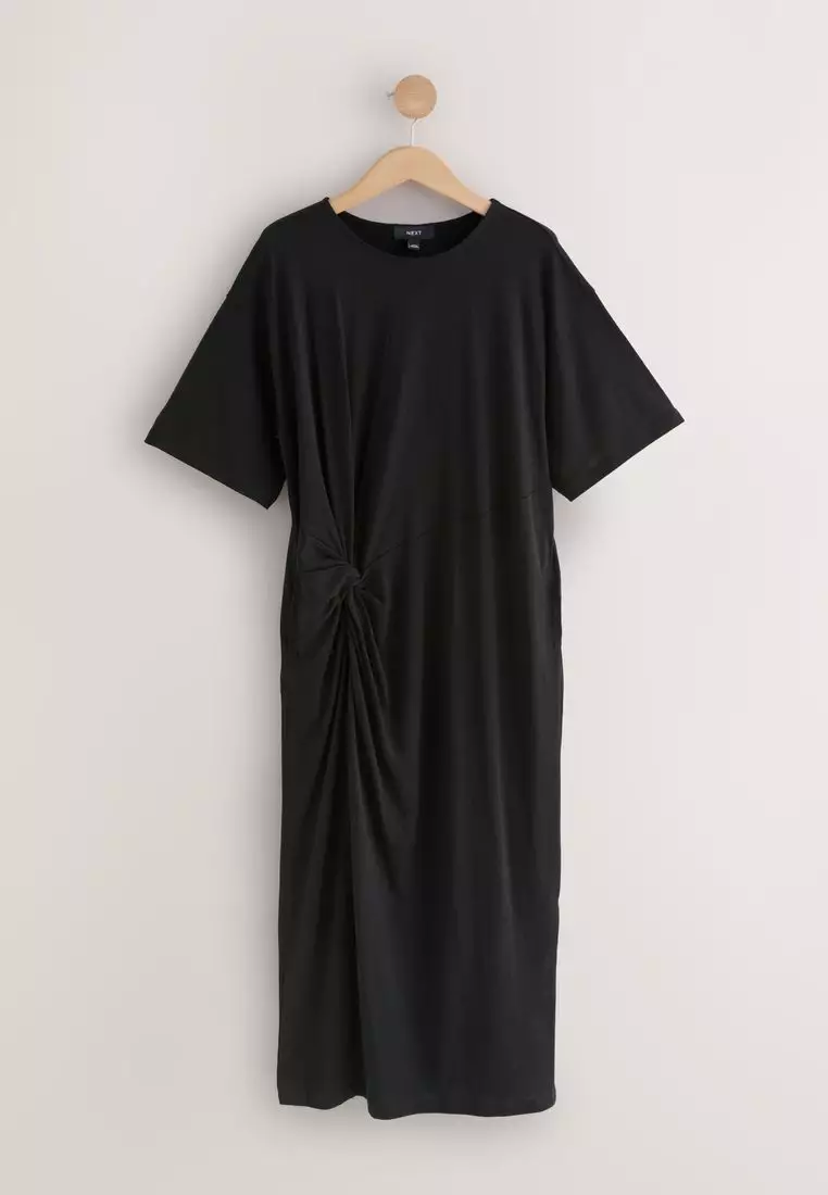 Jersey Twist T-Shirt Summer Dress