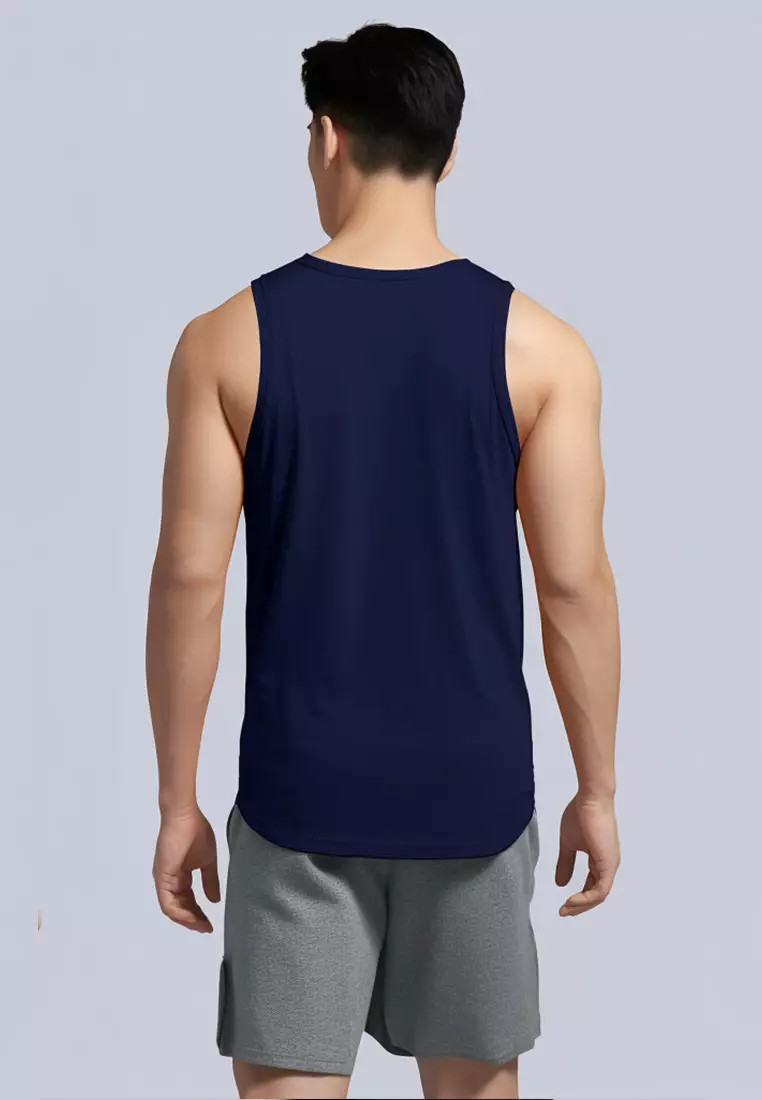 MS152 Dakir Slanted-Td Sv Running Tanktop Jersey Navy