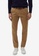 OVS brown Slim-Fit Chino Trousers In Twill 4C68CAA1670A8FGS_1