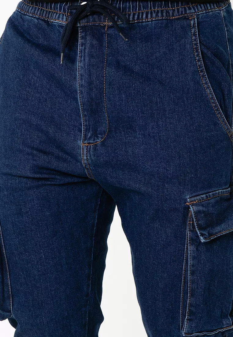 Slim Denim Joggers