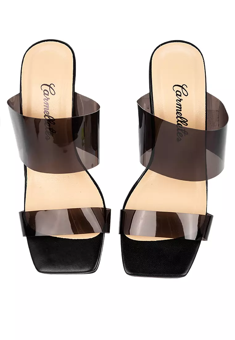 Vinyl High Heeled Slide