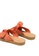 Noveni orange Canvas Sandals 77BA9SH2E915F1GS_3
