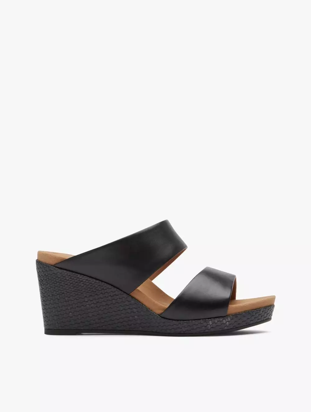 Rockport top black wedges