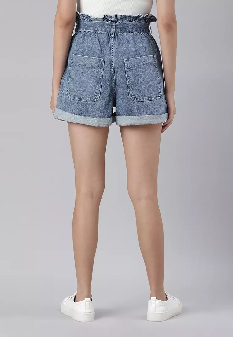 Paperbag shorts deals cotton on