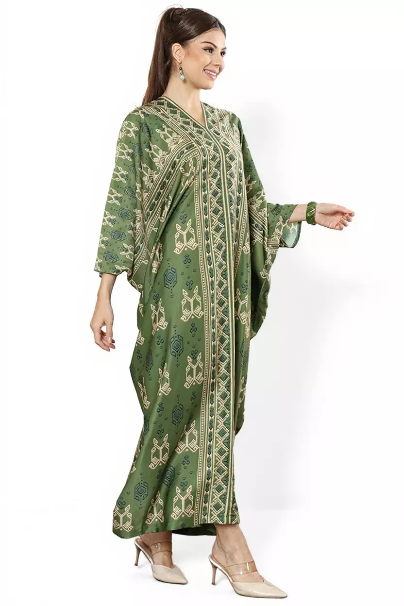 Kanzi Exclusive Long Sleeve Tapis Kaftan