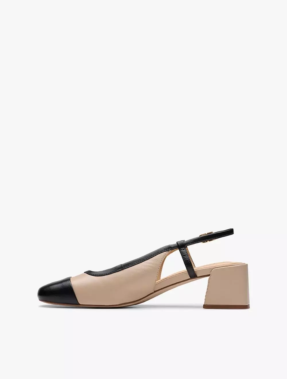 Clarks Nyta45 Sling Sand Combi Lea