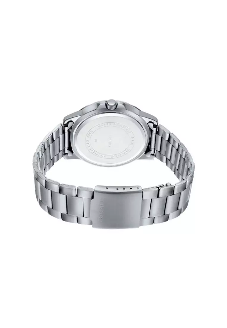 Men's Analog Watch MTP-VD300D-7E Silver Stainless Steel Watch