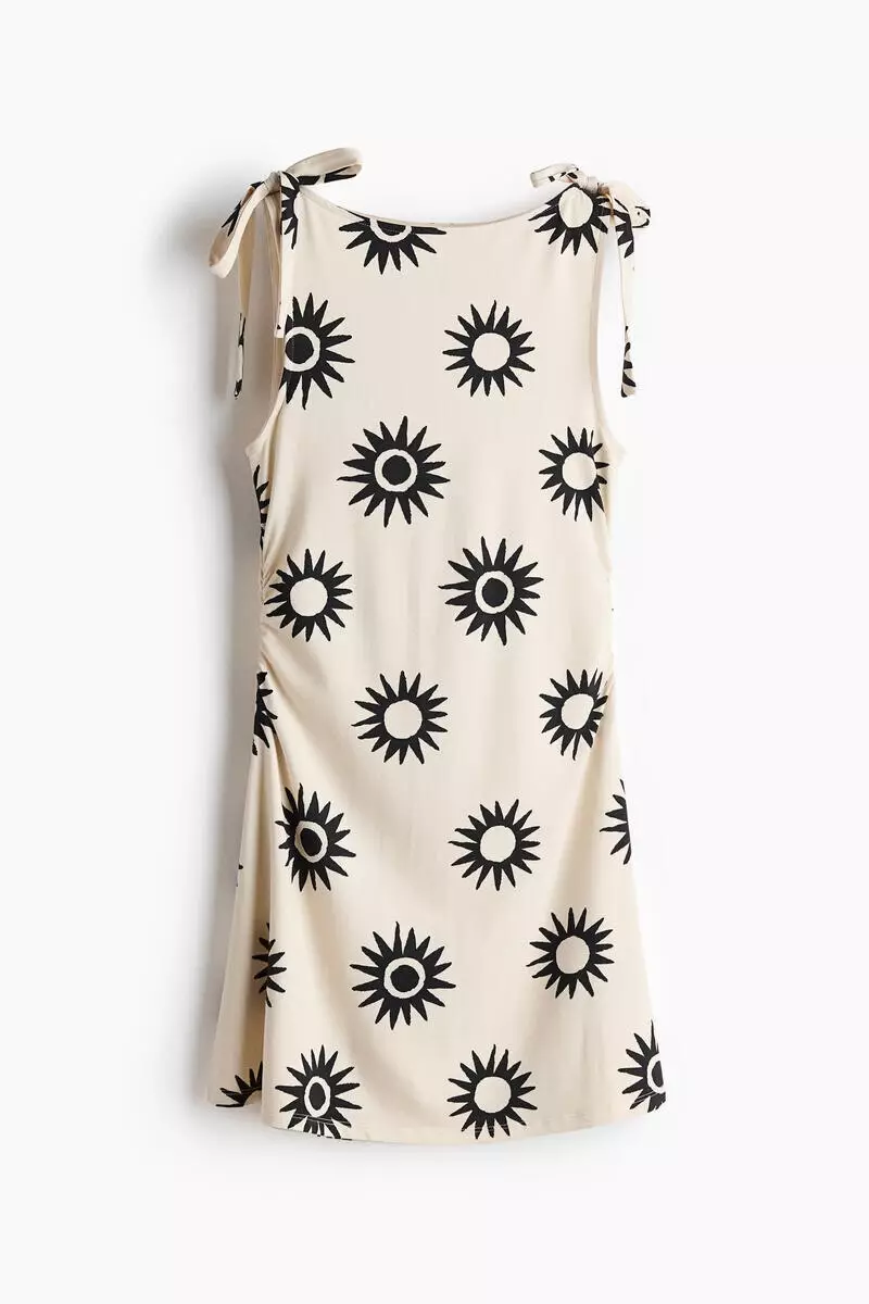 Tie-strap mini dress