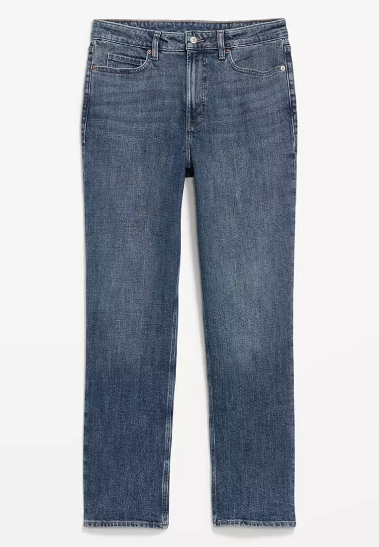Extra High-Waisted Straight Jeans